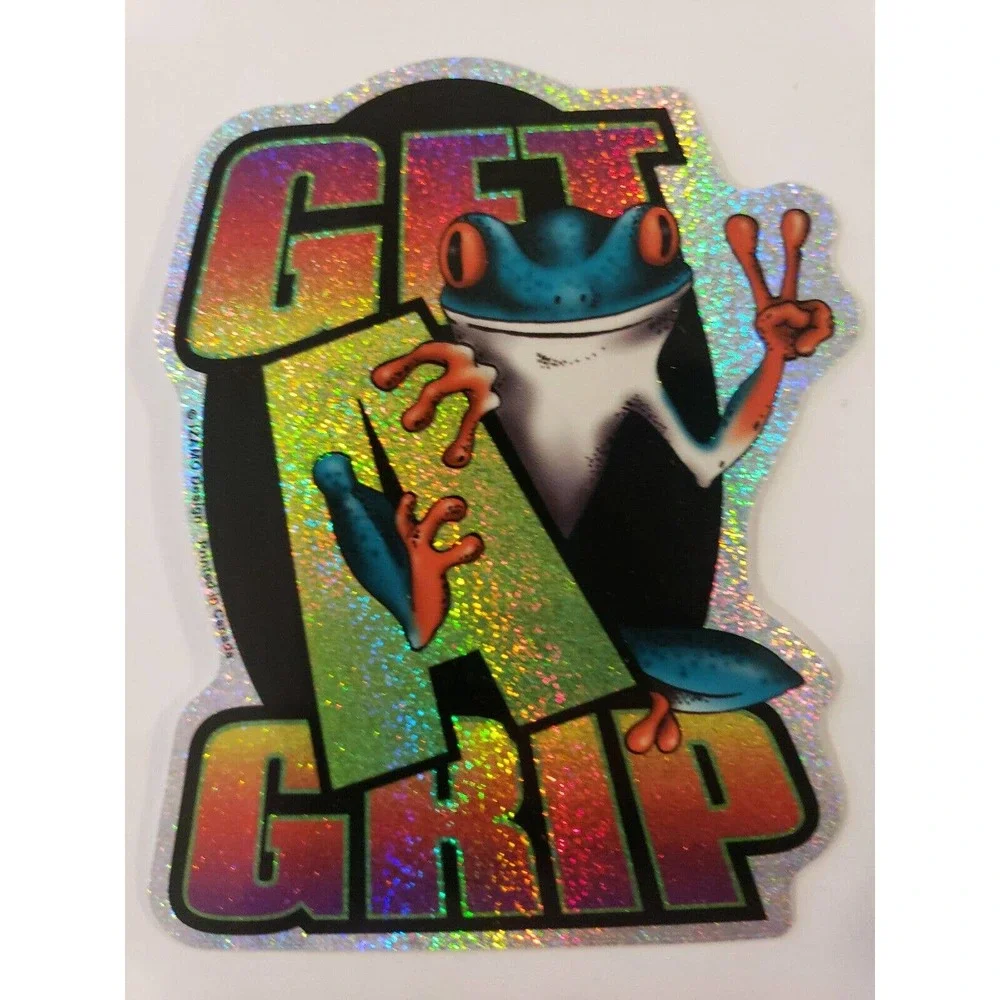 90s y2k vintage vending machine stickers Prism Cool Animal complete set of 9